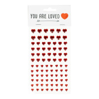 Serduszka kryształki samop. 84szt WA8922 Arpex